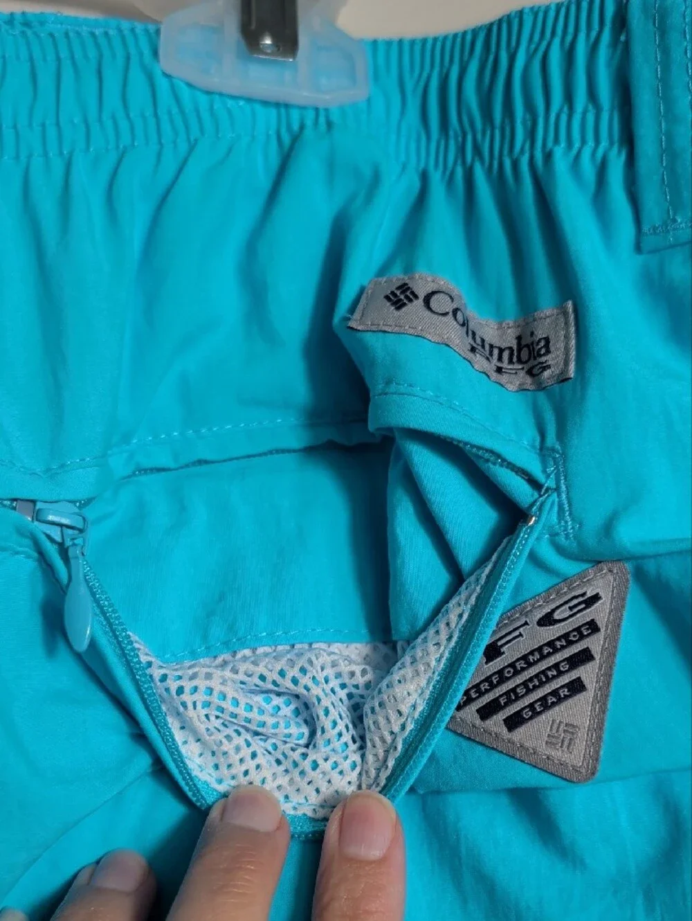 Columbia PFG Backcast IV Water Shorts Ocean Teal Men's Size XXL Beach Fishing